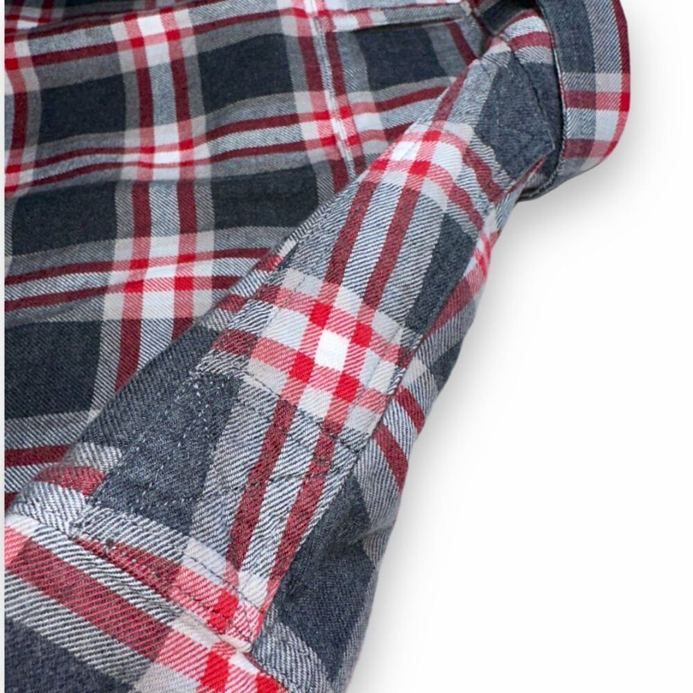 Levi's Made & Crafted Plaid Shirt Concealed Plackets EU Sz 3 US Medium / Large - Picture 6 of 12